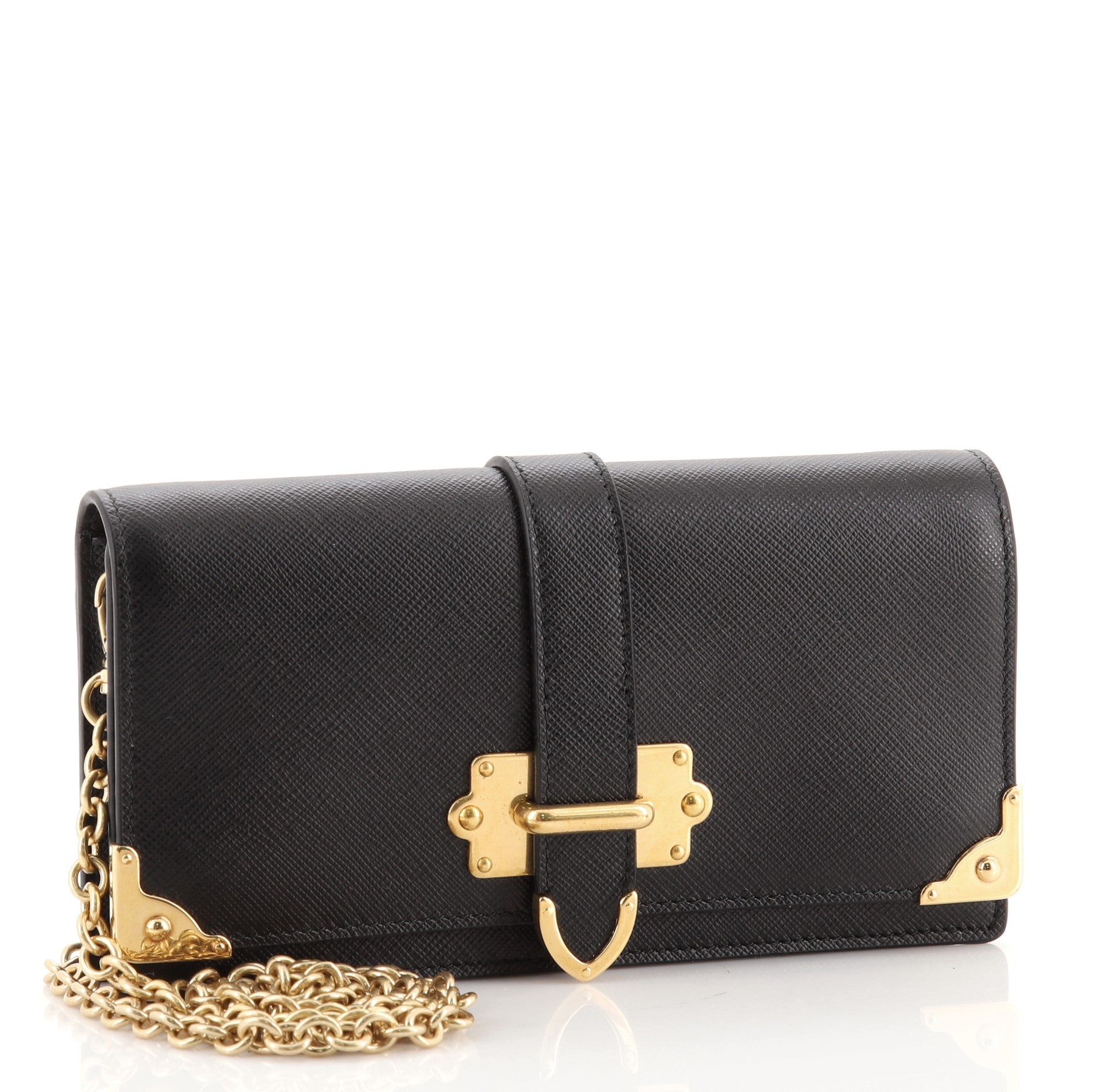 Cahier Crossbody Bag Saffiano Leather Mini