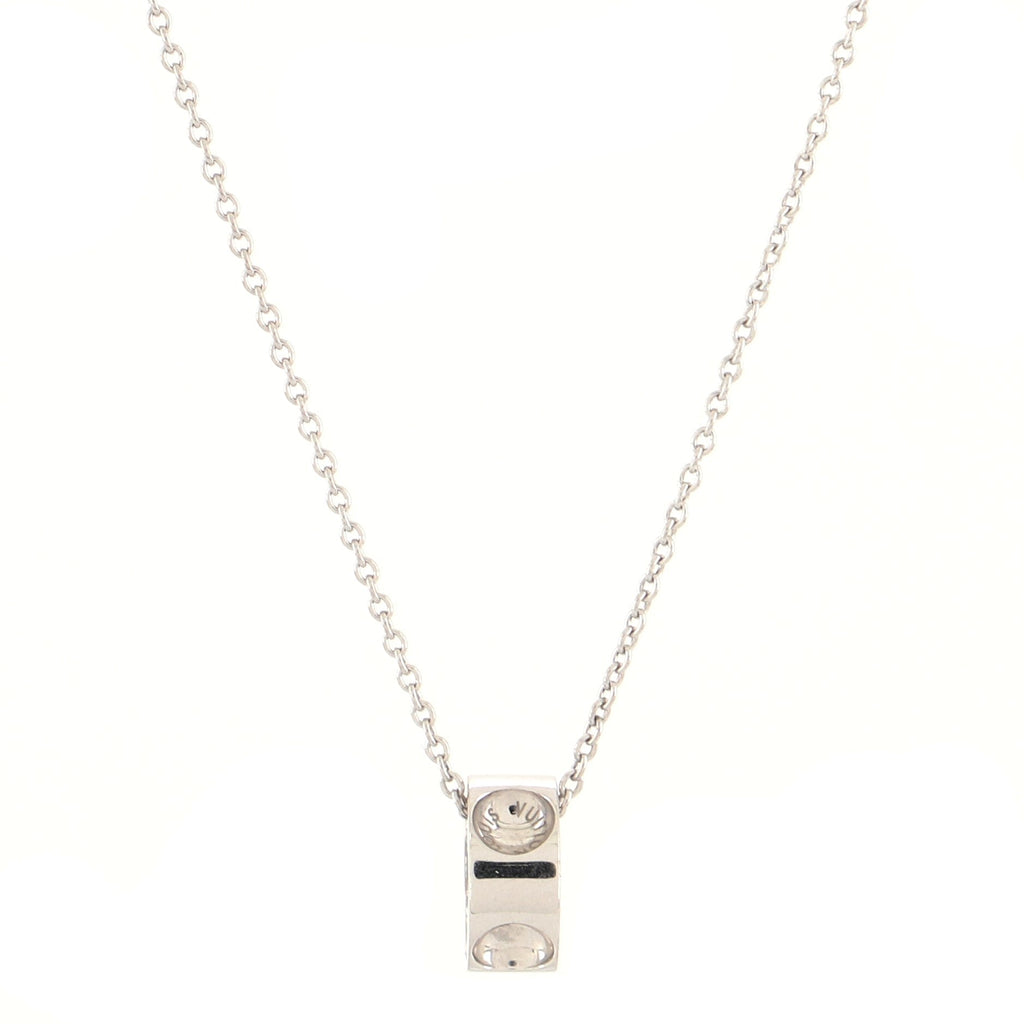 Empreinte Pendant Necklace 18K White Gold