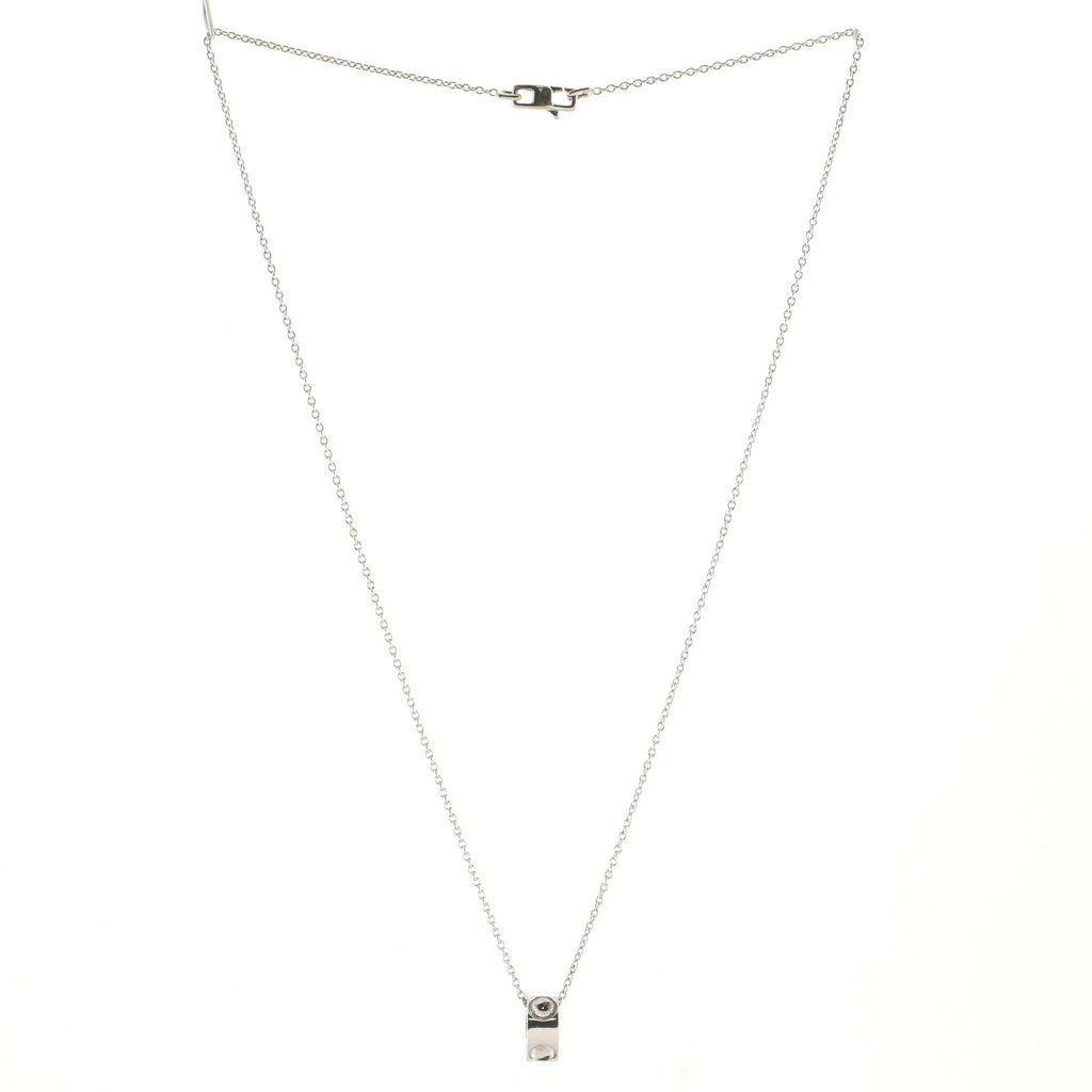 Empreinte Pendant Necklace 18K White Gold