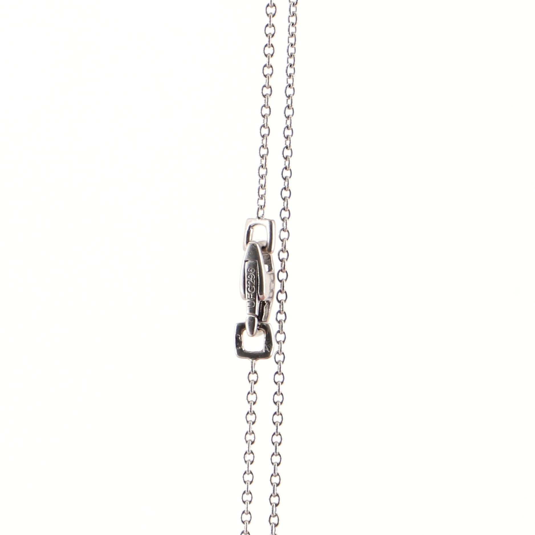Empreinte Pendant Necklace 18K White Gold