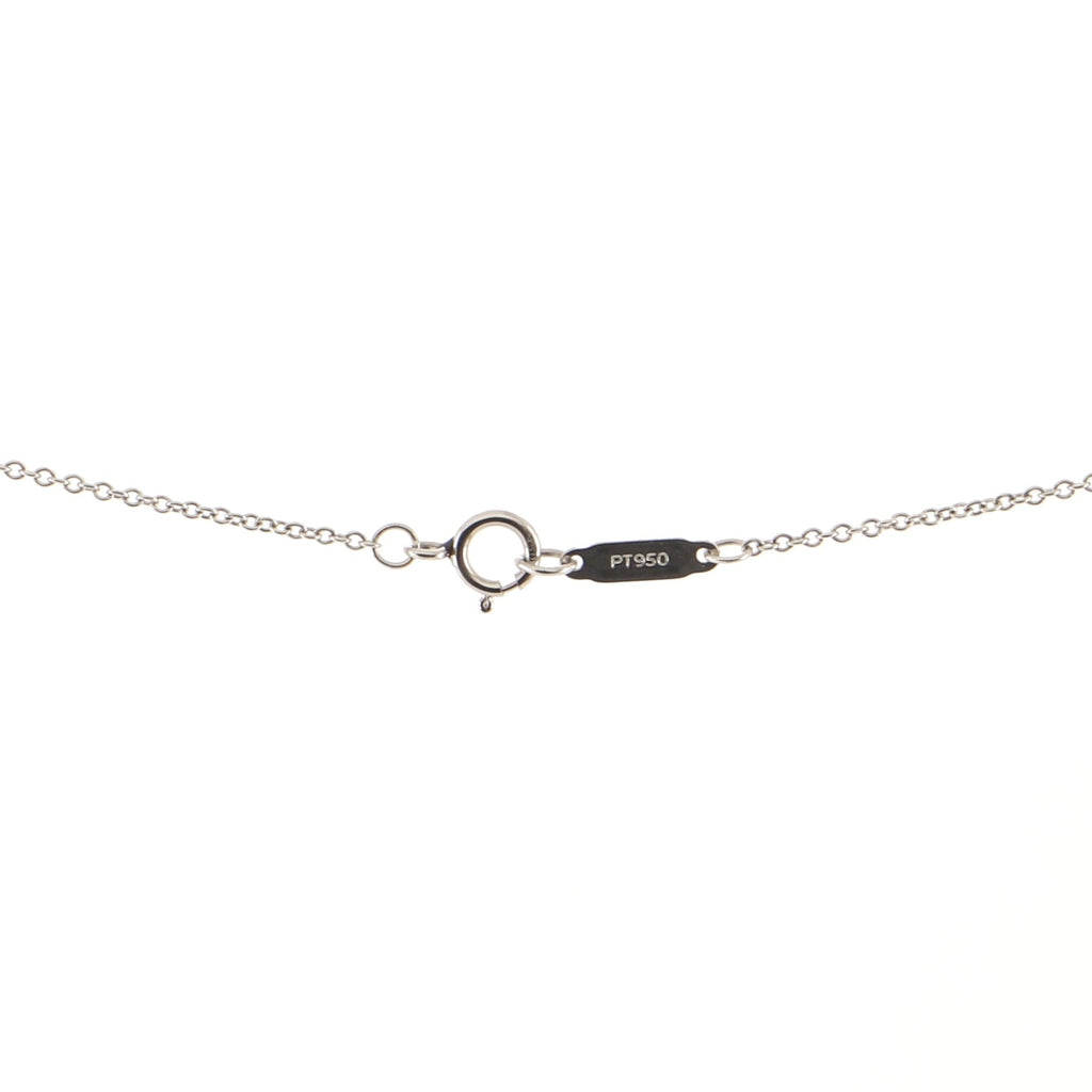 Bow Pendant Necklace Platinum and Diamonds