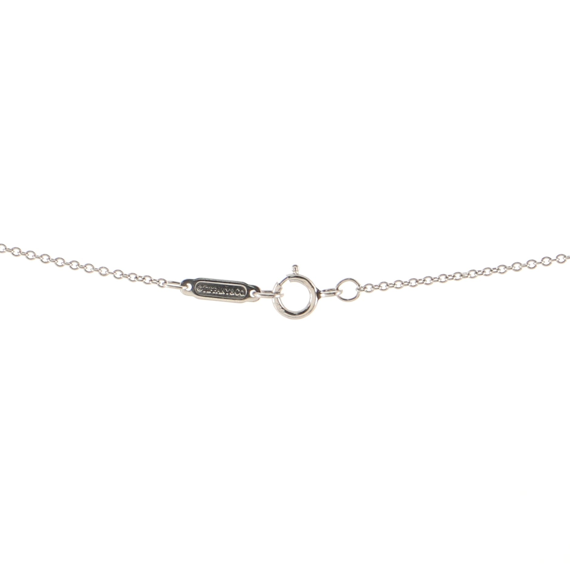 Garden Flower Pendant Necklace Platinum and Diamonds