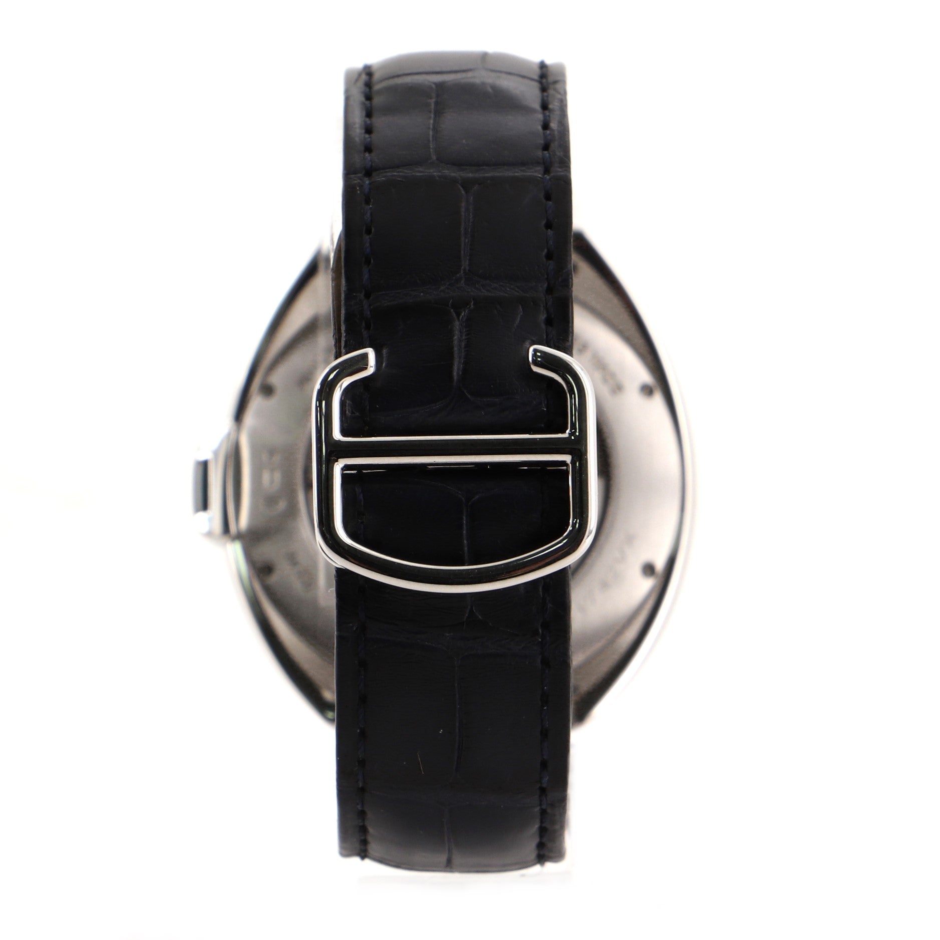 Cle de Cartier Automatic Watch White Gold and Alligator 40