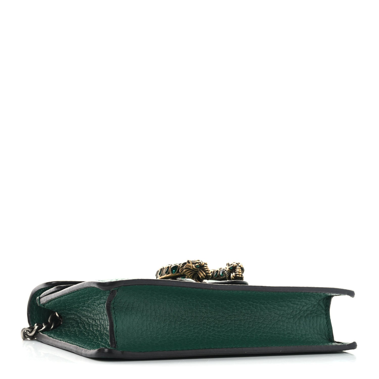 Dollar Calfskin Crystal Super Mini Dionysus Shoulder Bag Emerald