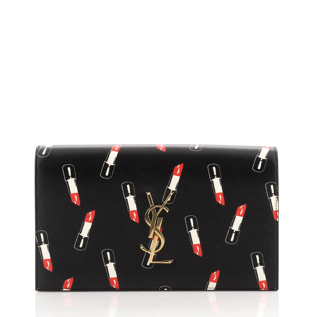 Classic Monogram Clutch Printed Leather
