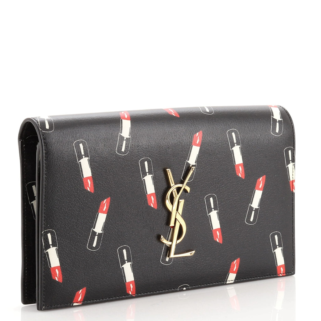 Classic Monogram Clutch Printed Leather