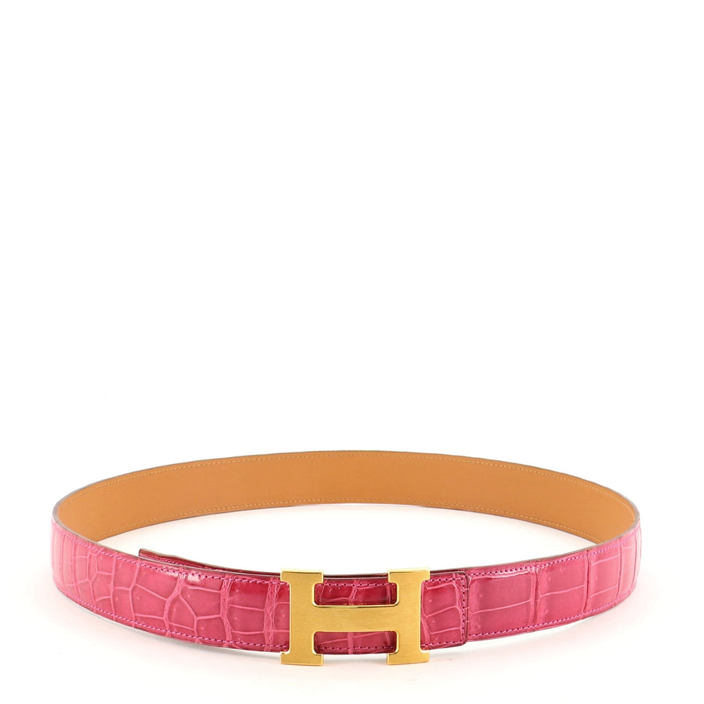 Constance Belt Shiny Porosus Crocodile Medium 90