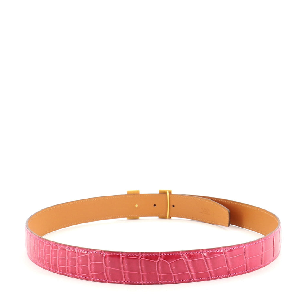 Constance Belt Shiny Porosus Crocodile Medium 90