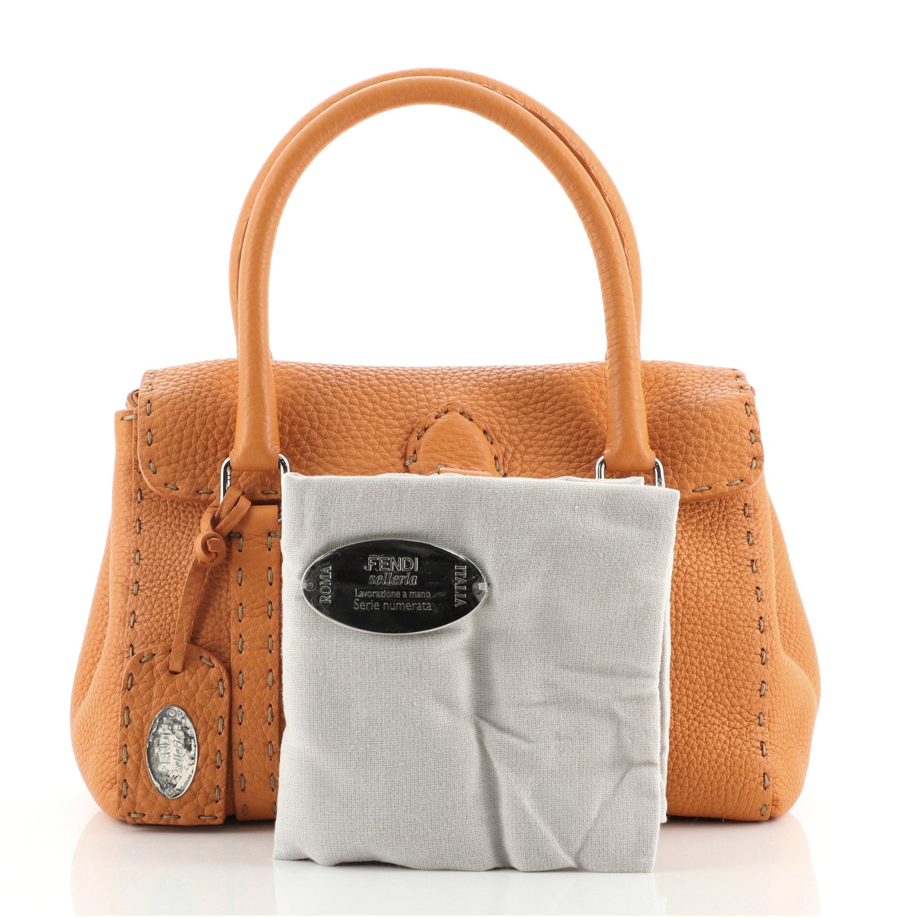 Selleria Linda Satchel Pebbled Leather Mini
