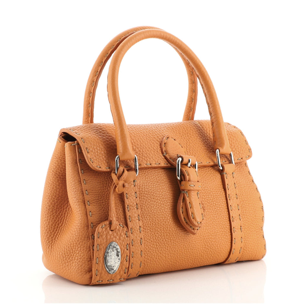 Selleria Linda Satchel Pebbled Leather Mini