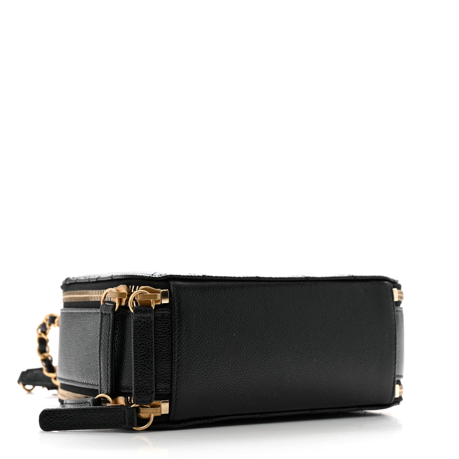 Caviar Quilted Small Pick Me Up Vanity Case Black