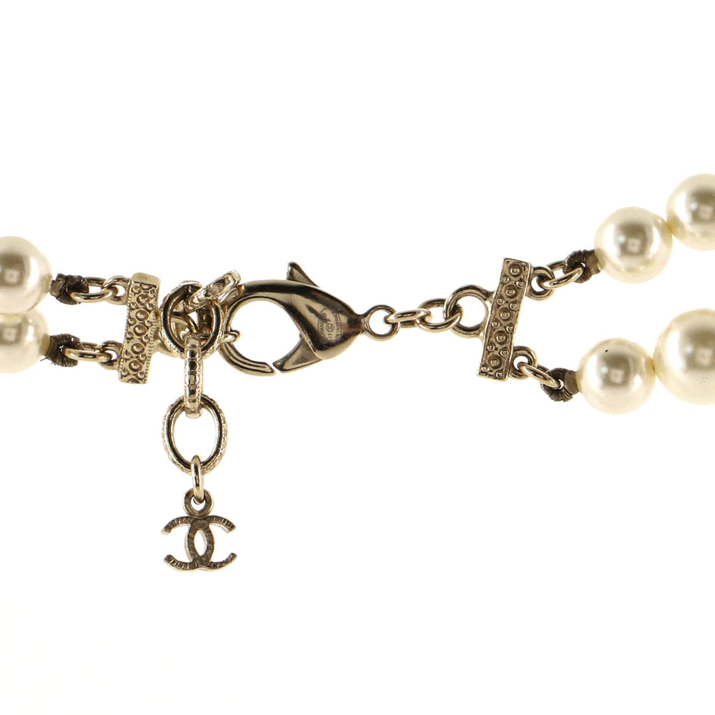 Multiple Strand Necklace Faux Pearls