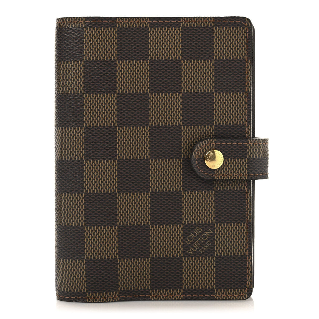 Damier Ebene Small Ring Agenda Cover