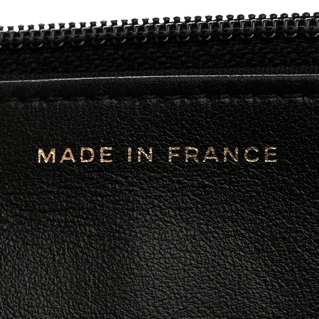 Caviar Quilted Boy Wallet On Chain WOC Black