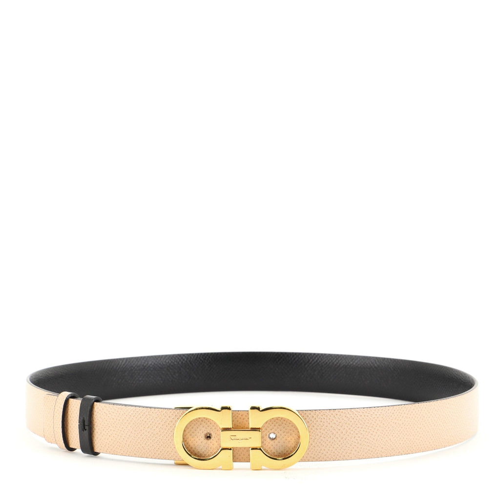 Gancini Reversible Belt Leather Thin 75