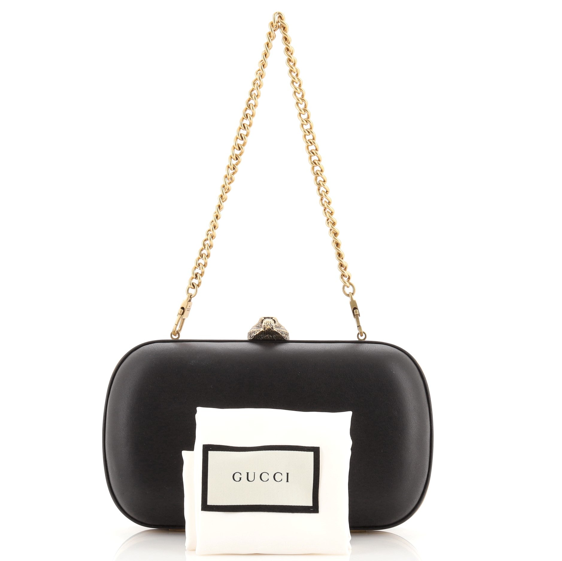 Animalier Broadway Box Clutch Leather
