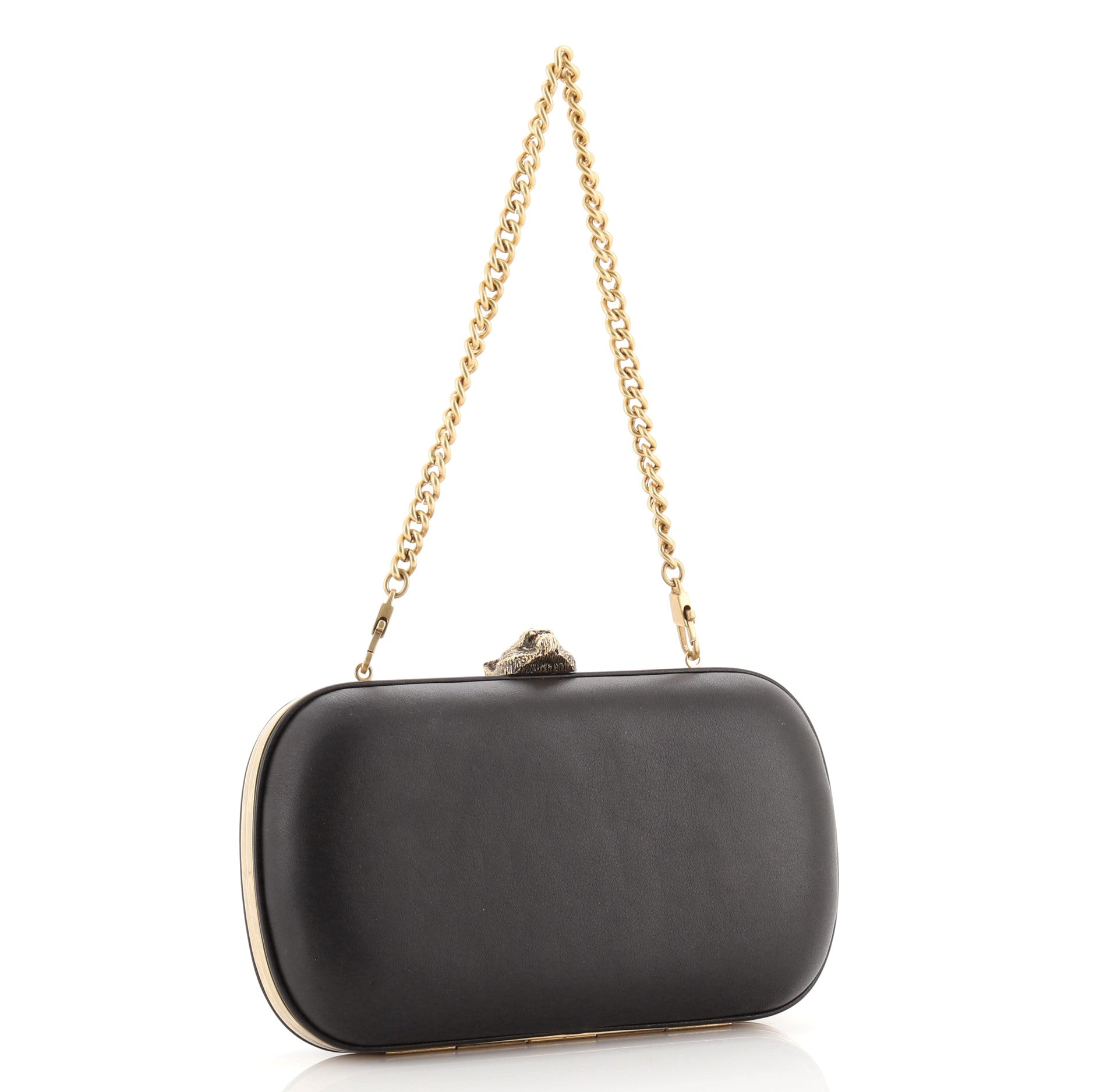 Animalier Broadway Box Clutch Leather