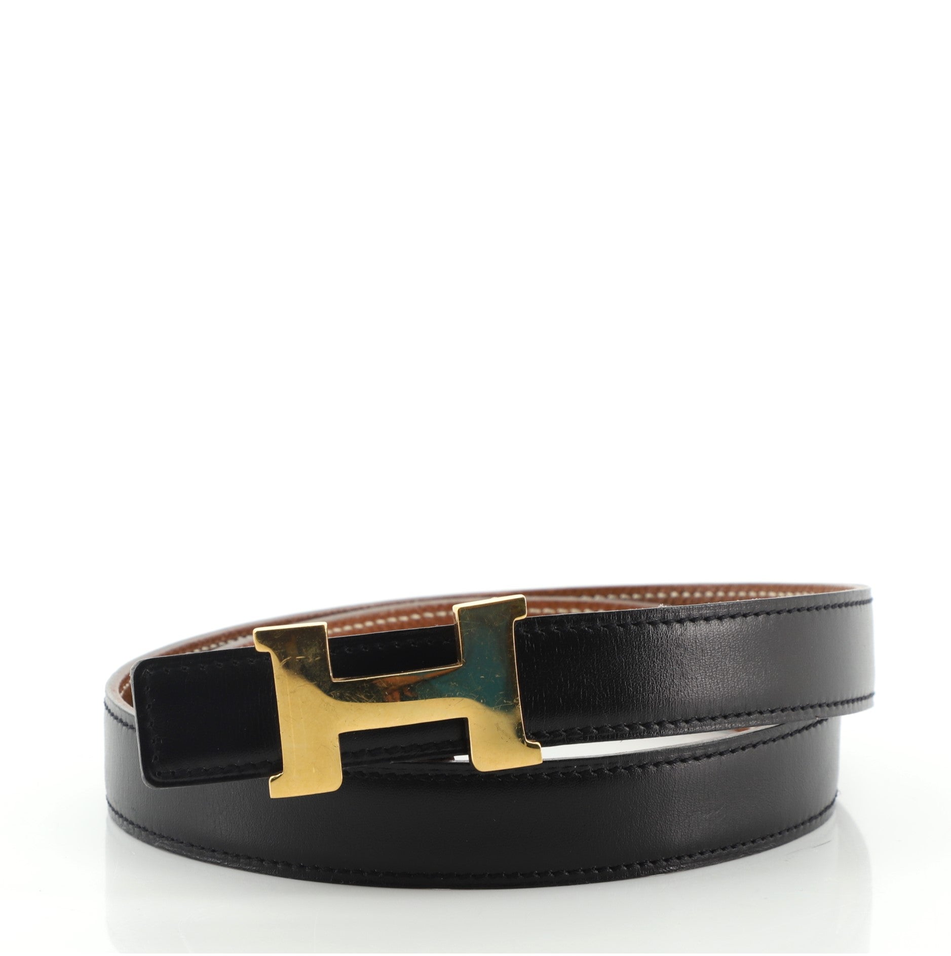 Constance Reversible Belt Leather Thin 76