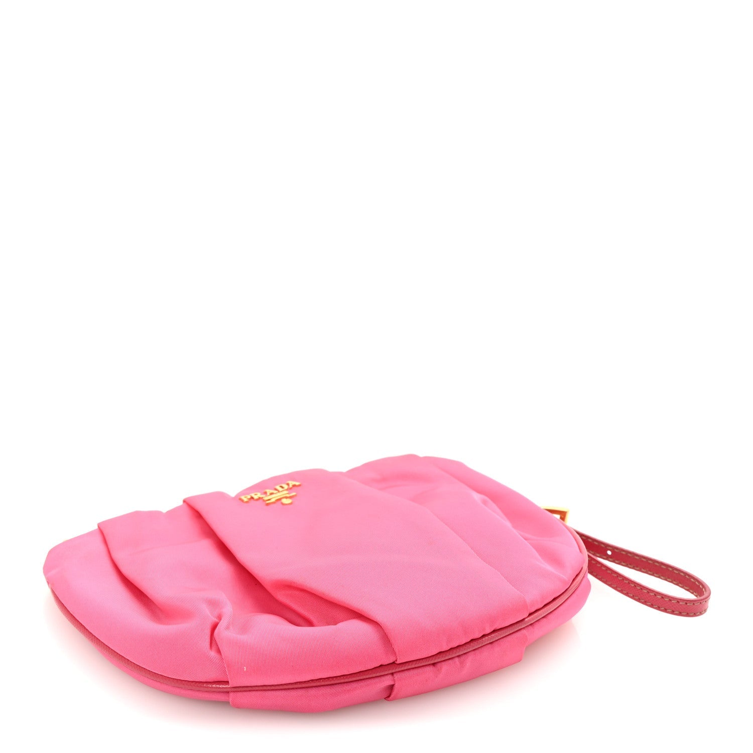Tessuto Nylon Wristlet Clutch Fuxia