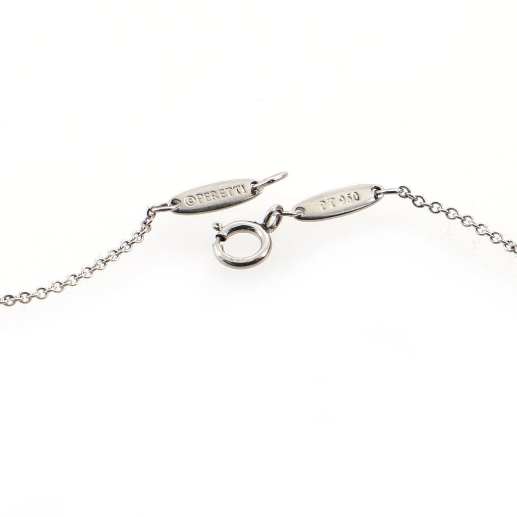 Elsa Peretti Cross Pendant Necklace Platinum Small