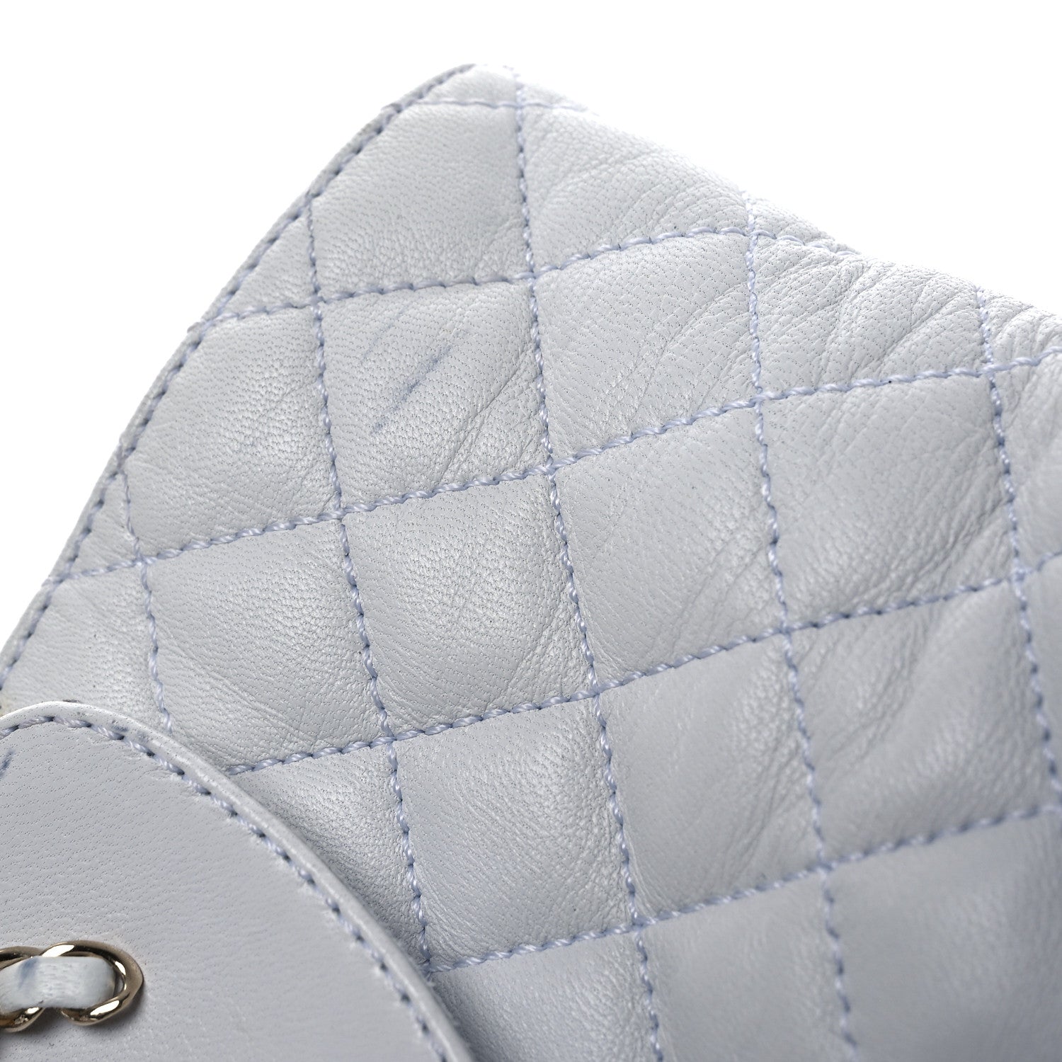 Shiny Lambskin Quilted Lace Up Combat Boots 39.5 White Black