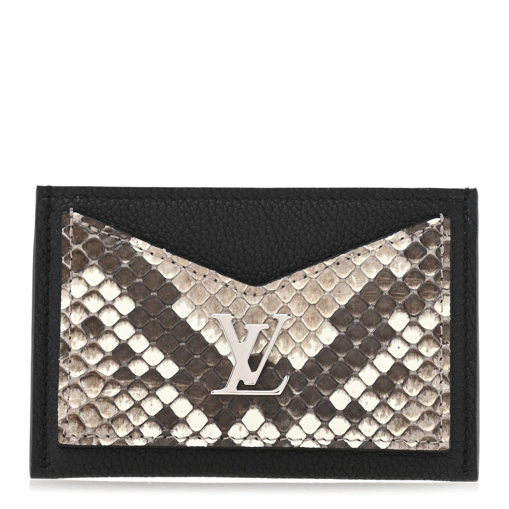 Snakeskin Lockme  Holder Black