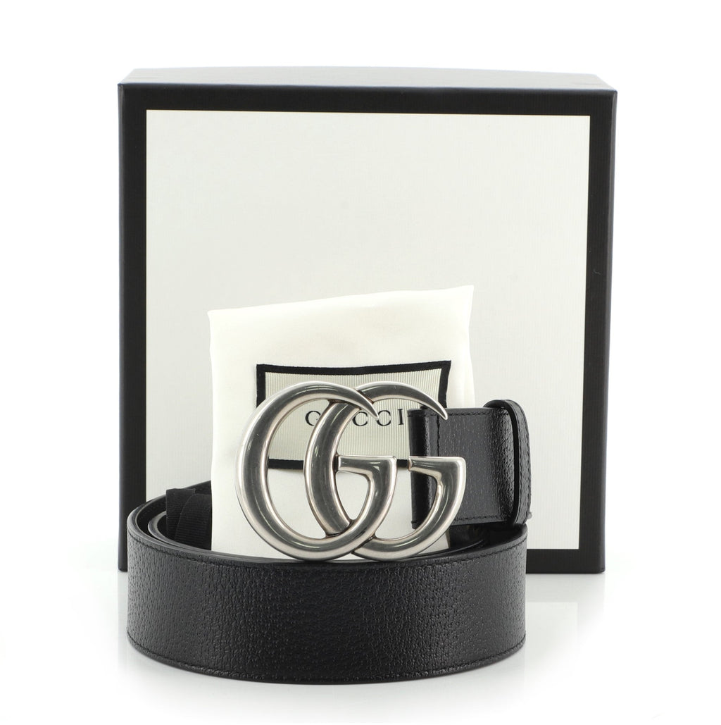 GG Marmont Belt Leather Wide 80