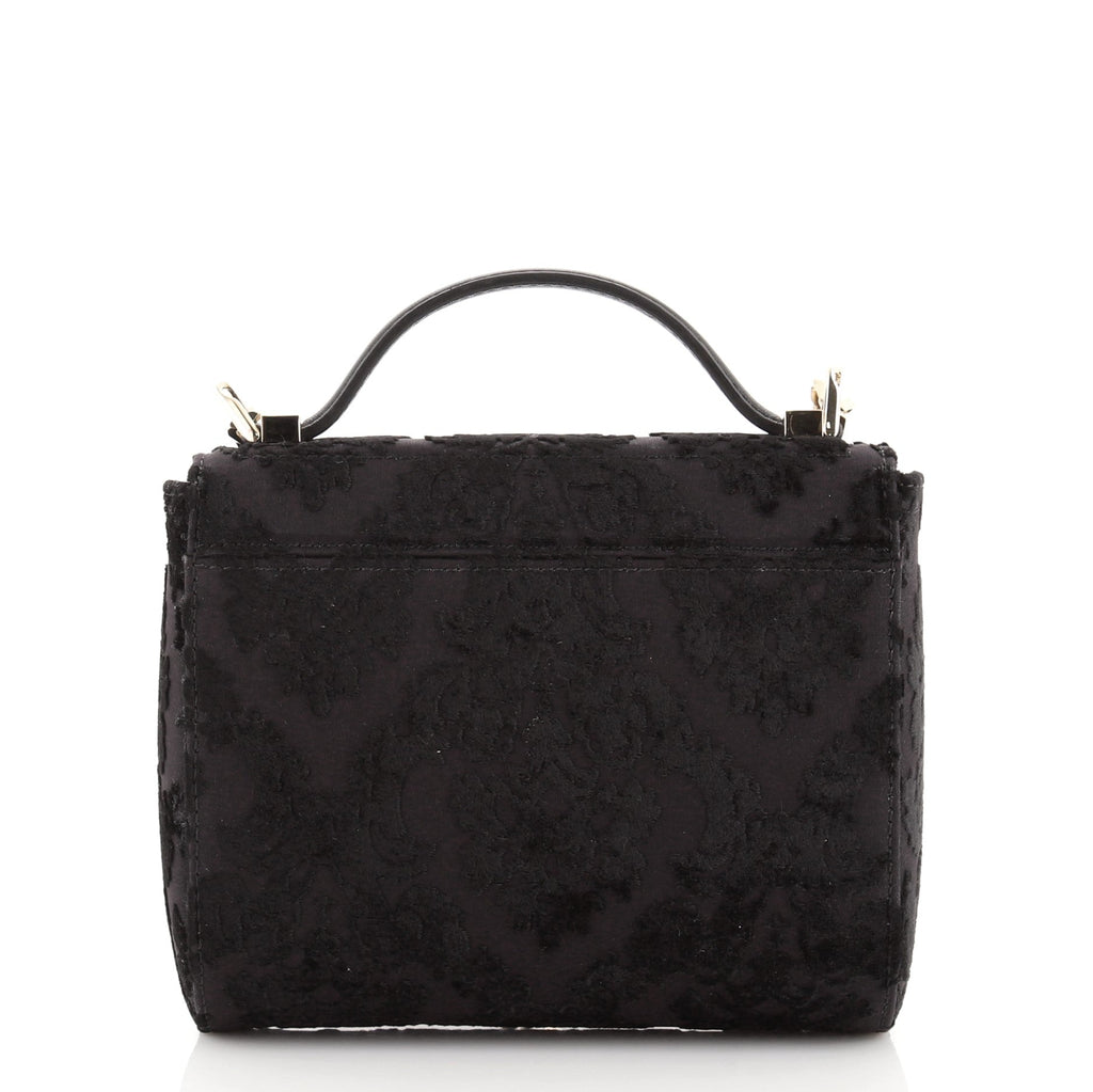 Chain Pandora Box Bag Devore Velvet Mini