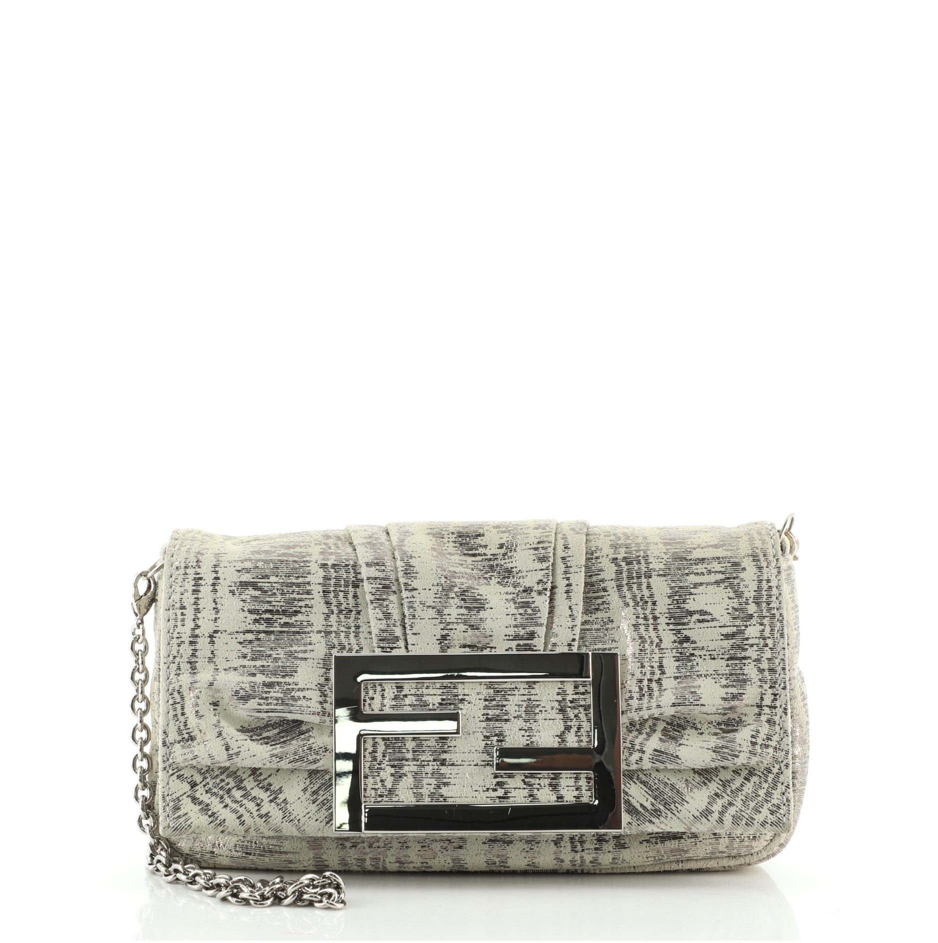 Mia Chain Pochette Suede Mini
