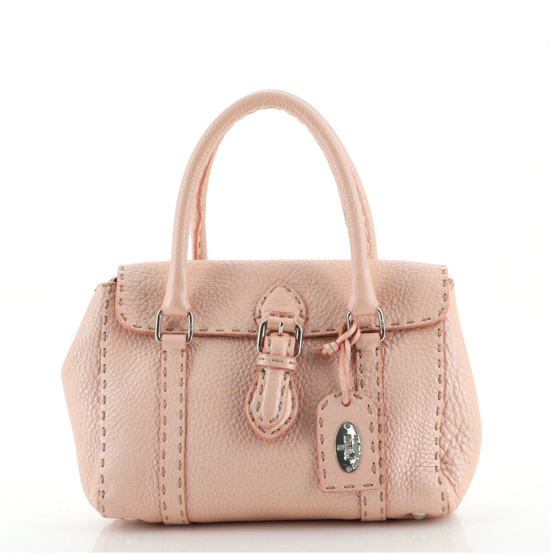 Selleria Linda Satchel Pebbled Leather Mini