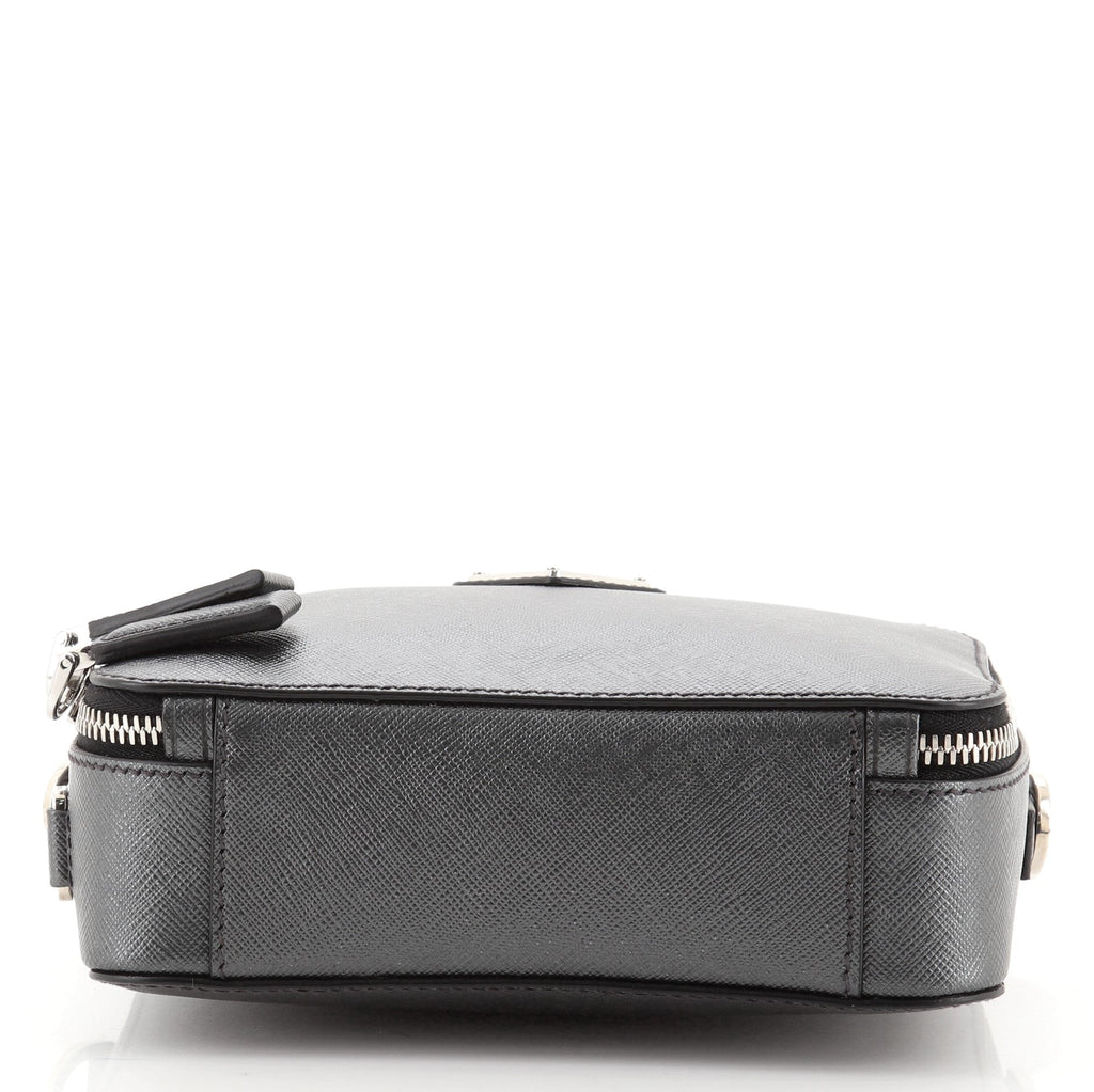 Brique Crossbody Bag Saffiano Leather Mini