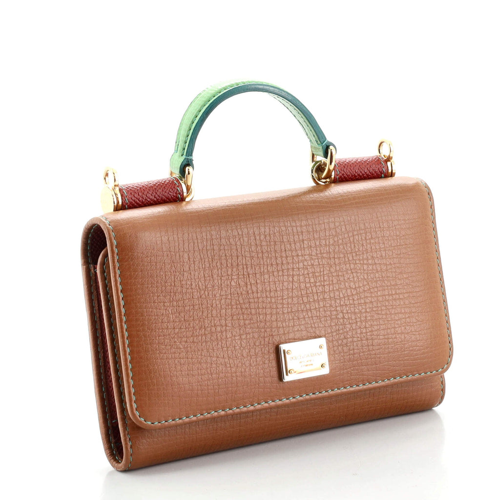 Sicily Wallet on Chain Leather Mini