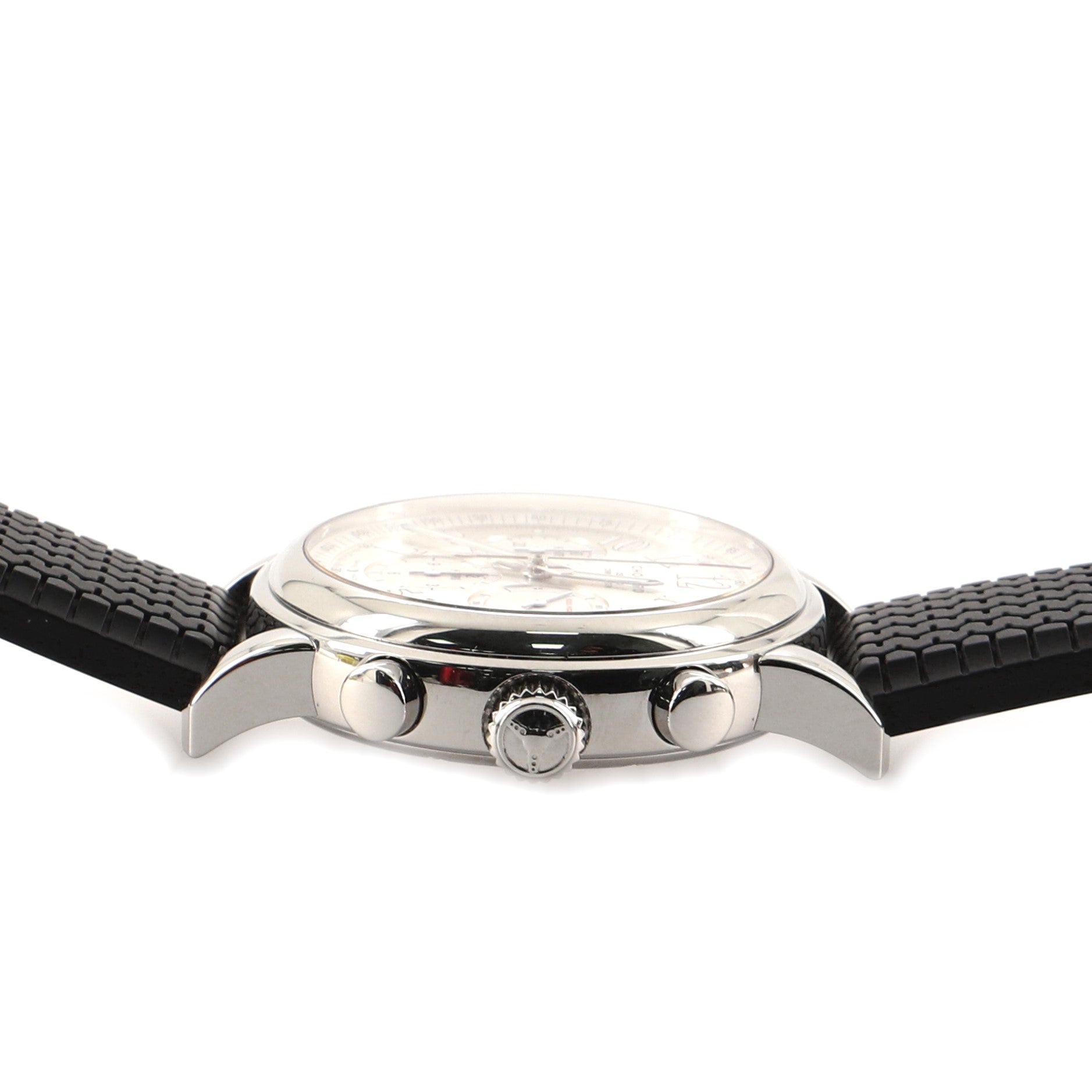 Mille Miglia Chronograph Automatic Watch Stainless Steel and Rubber 42