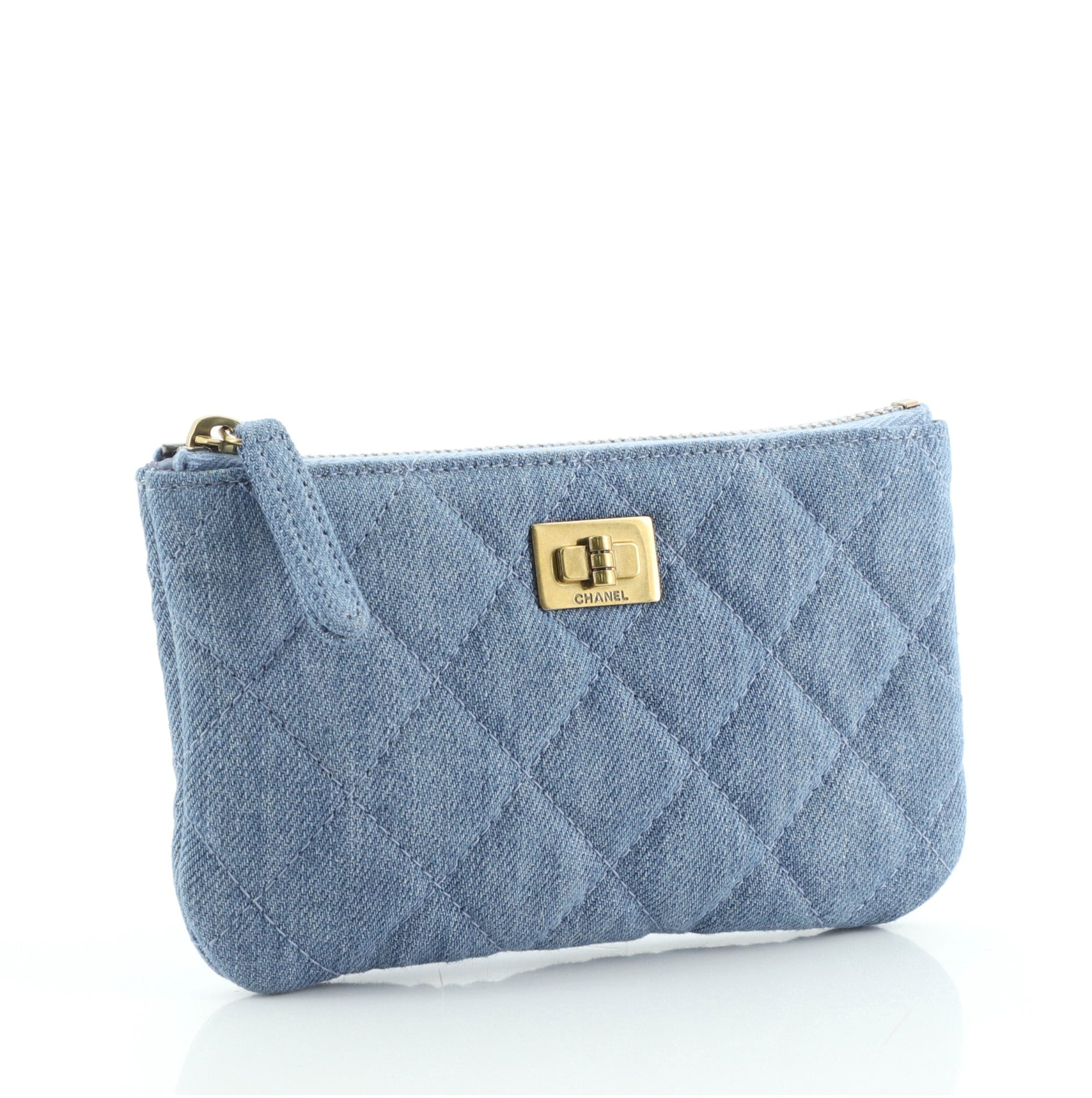 Reissue 2.55 O Case Pouch Quilted Denim Mini