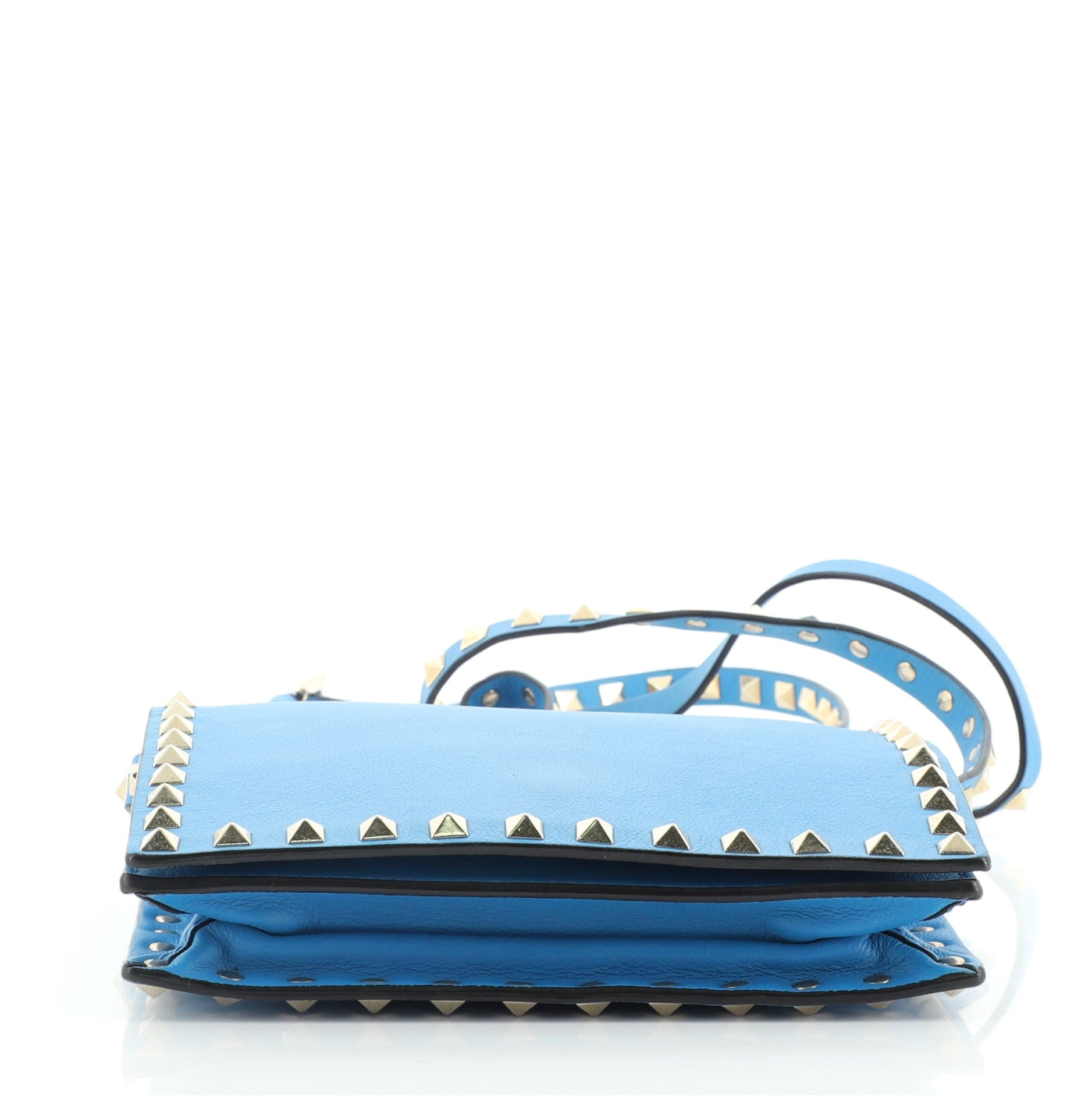 Rockstud Pouch Crossbody Bag Leather Mini