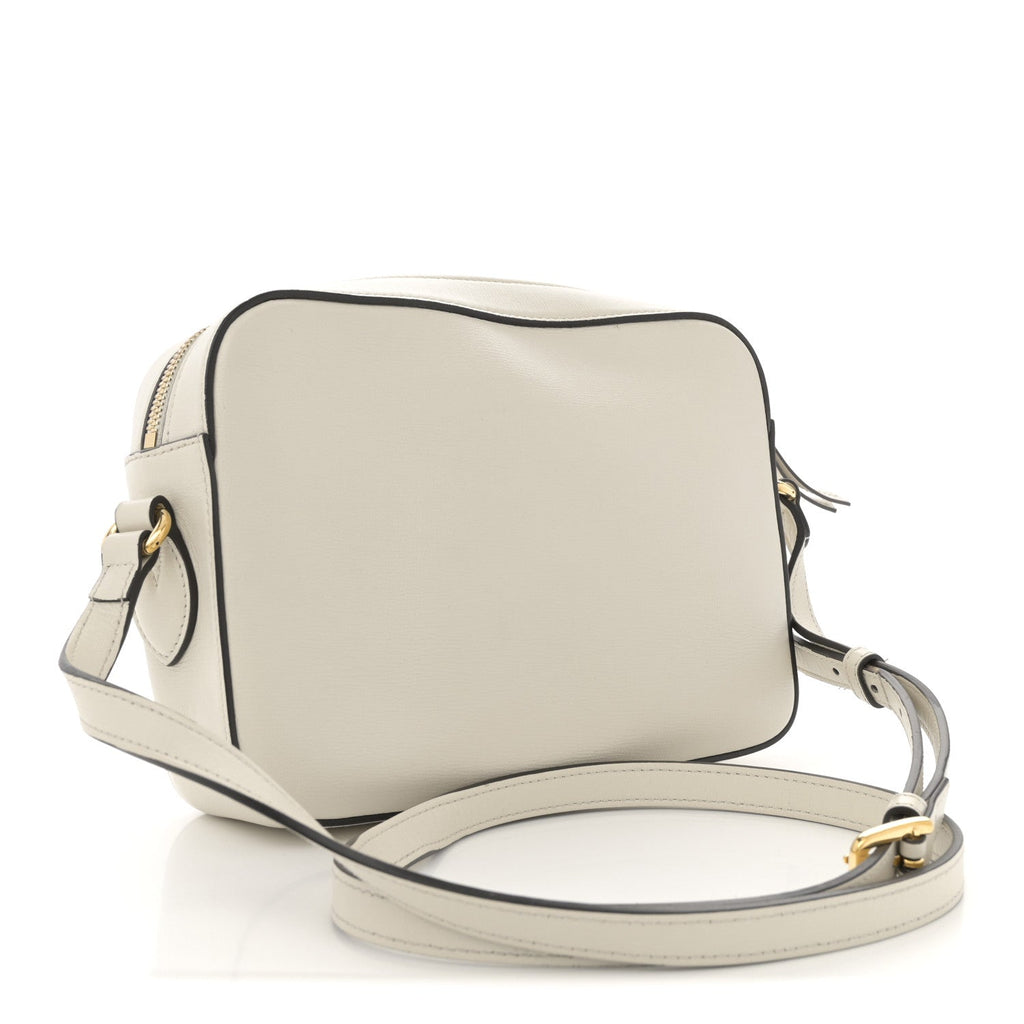 Azalea Calfskin Small Horsebit 1955 Shoulder Bag Mystic White