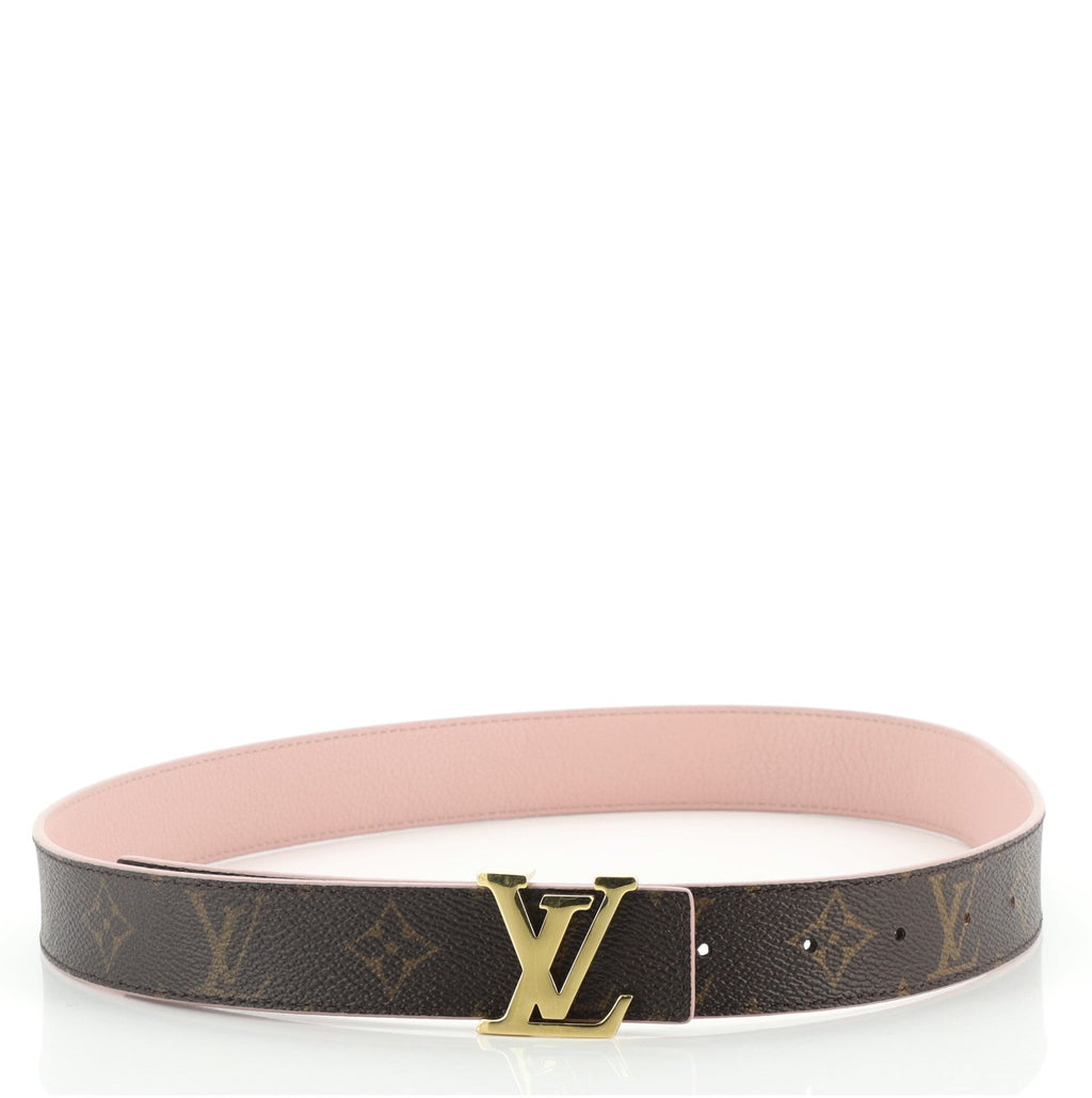 LV Initiales Reversible Belt Monogram Canvas and Leather Medium 80