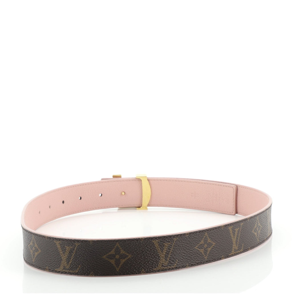 LV Initiales Reversible Belt Monogram Canvas and Leather Medium 80