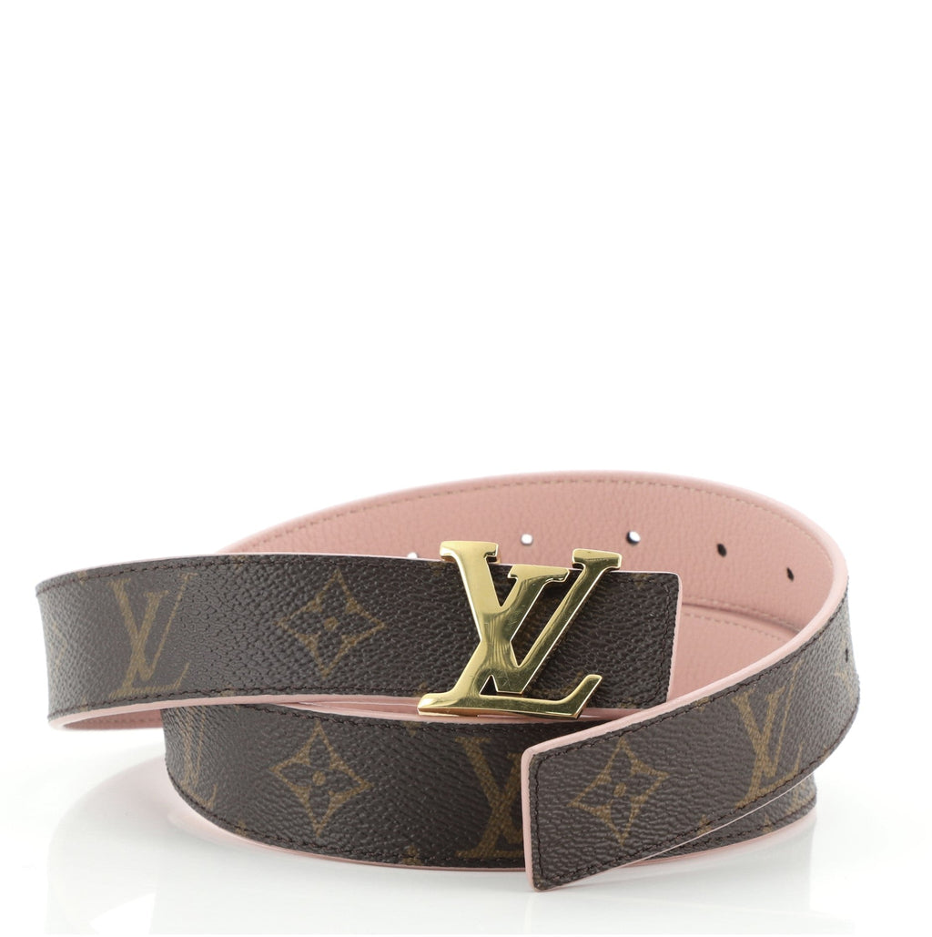LV Initiales Reversible Belt Monogram Canvas and Leather Medium 80