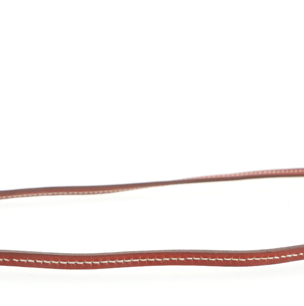 Chaine d'Ancre Pendant Necklace Metal and Leather