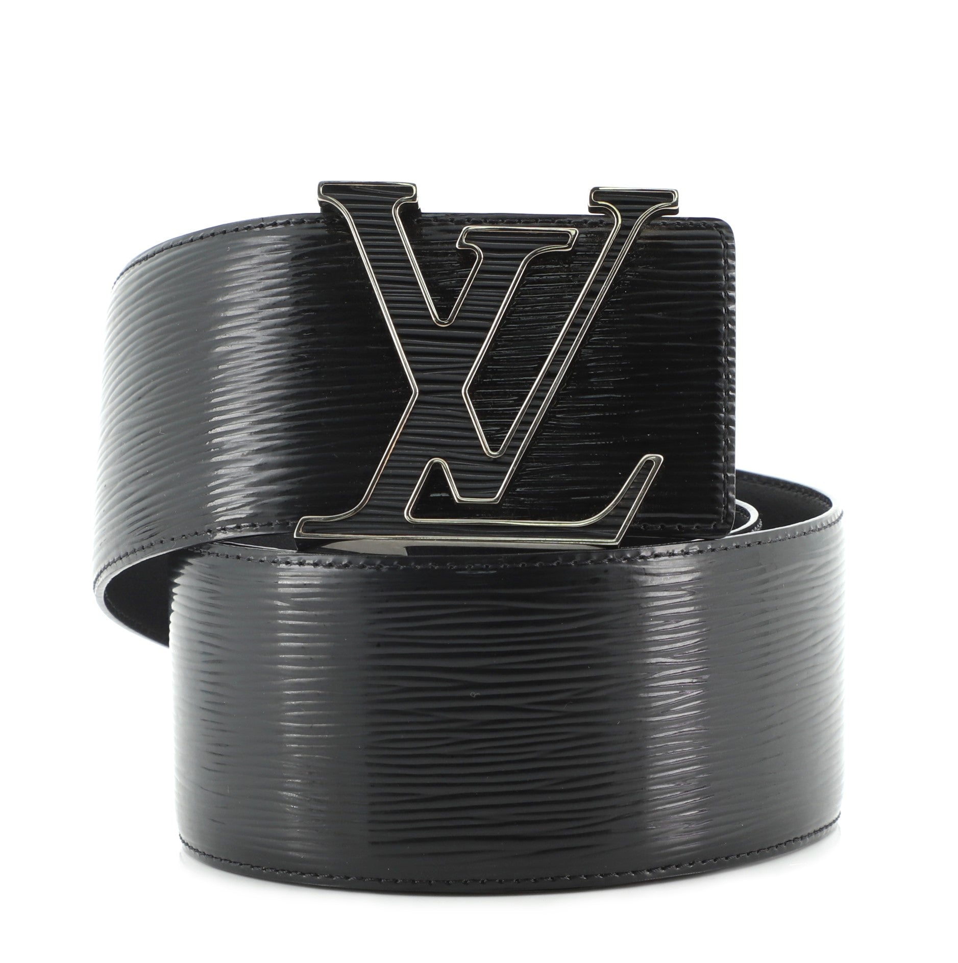 LV Initiales Belt Electric Epi Leather Extra Wide 75