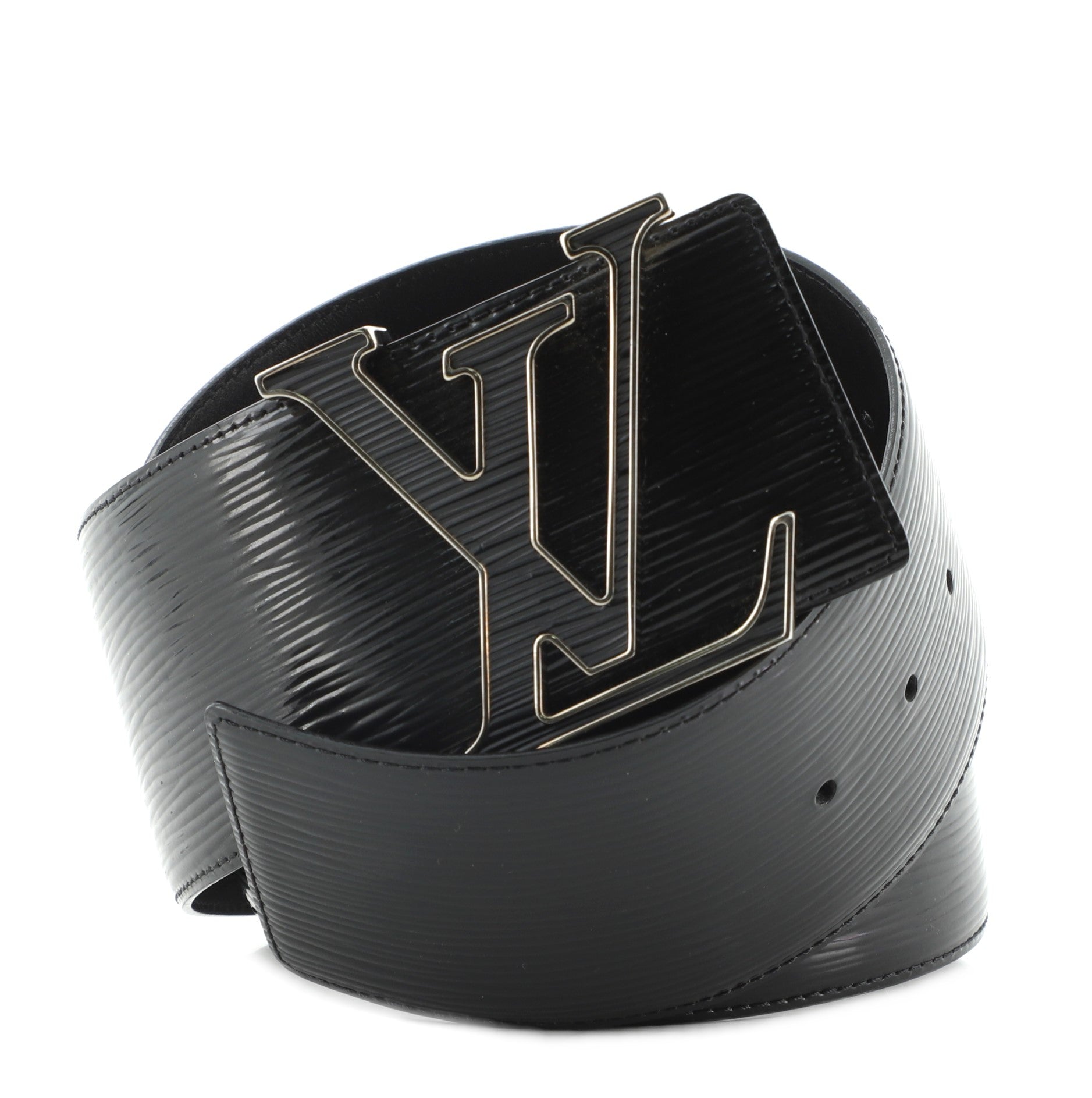 LV Initiales Belt Electric Epi Leather Extra Wide 75