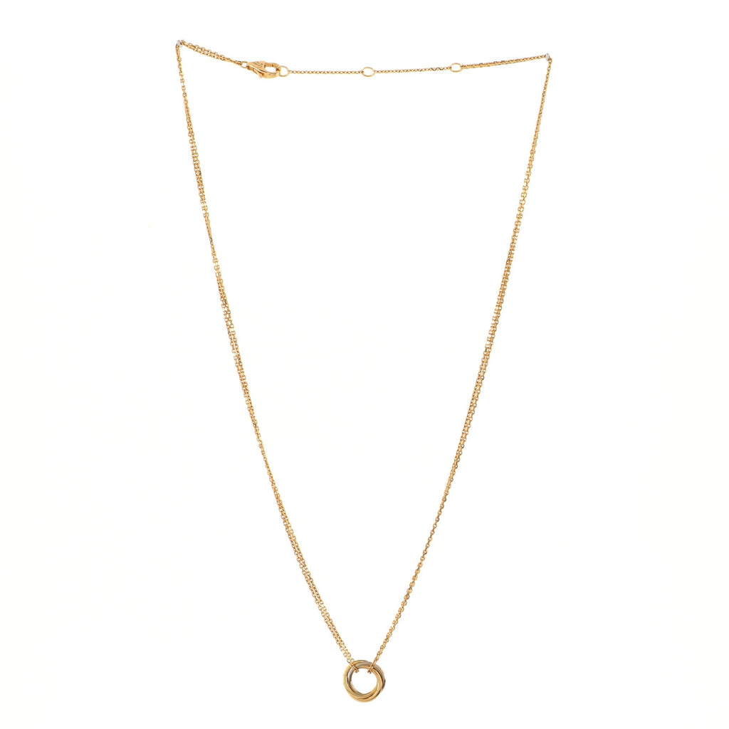 Trinity Choker Necklace 18K Tricolor Gold