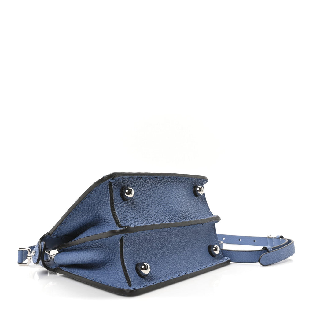Cuoio Romano Selleria Petite Peekaboo I SEE U Iconic Satchel Blue