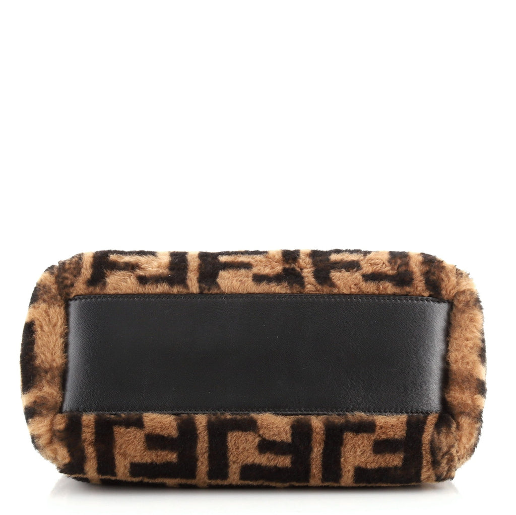 Peekaboo Bag Zucca Shearling Mini