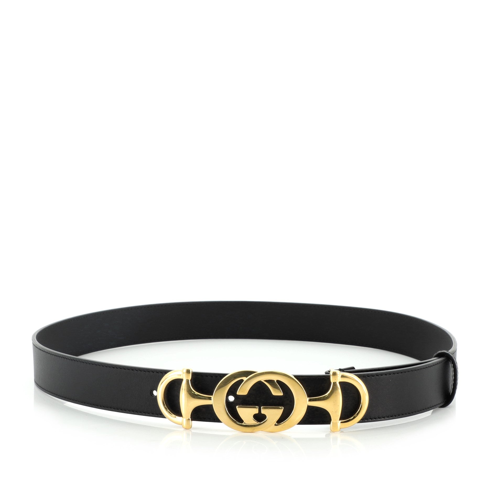 Interlocking G Horsebit Belt Leather Medium 90