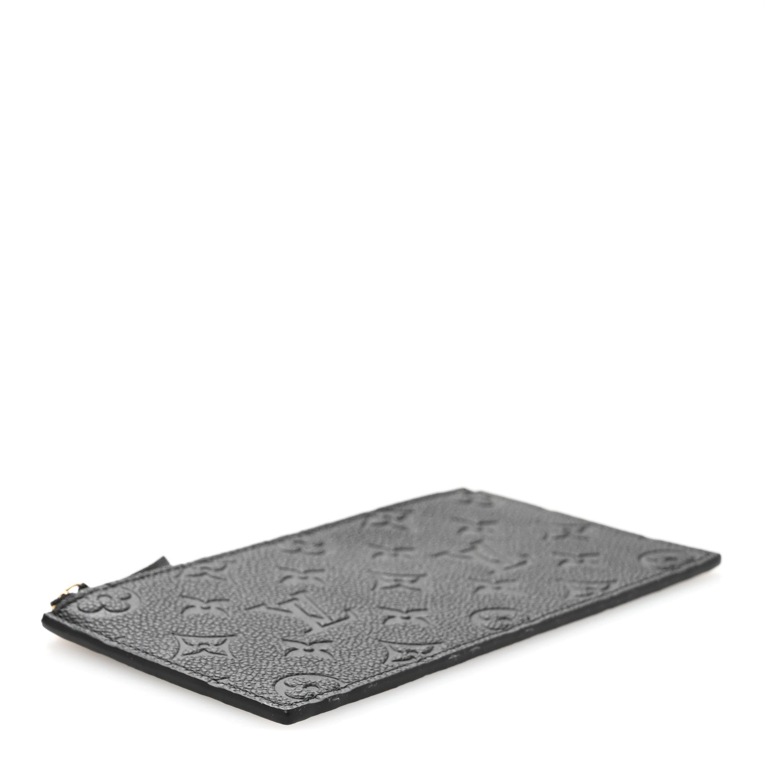 Empreinte Felicie Chain Wallet Zippered Insert Black