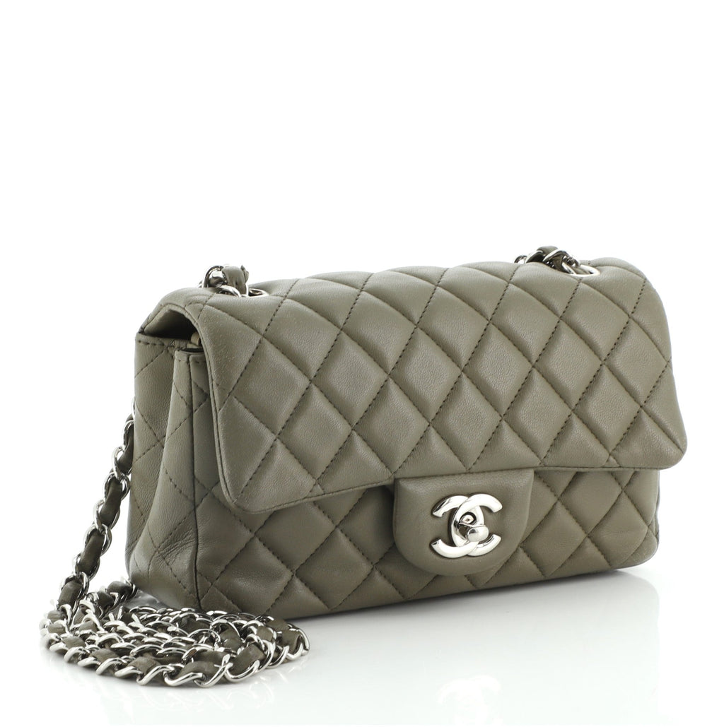 Classic Single Flap Bag Quilted Lambskin Mini