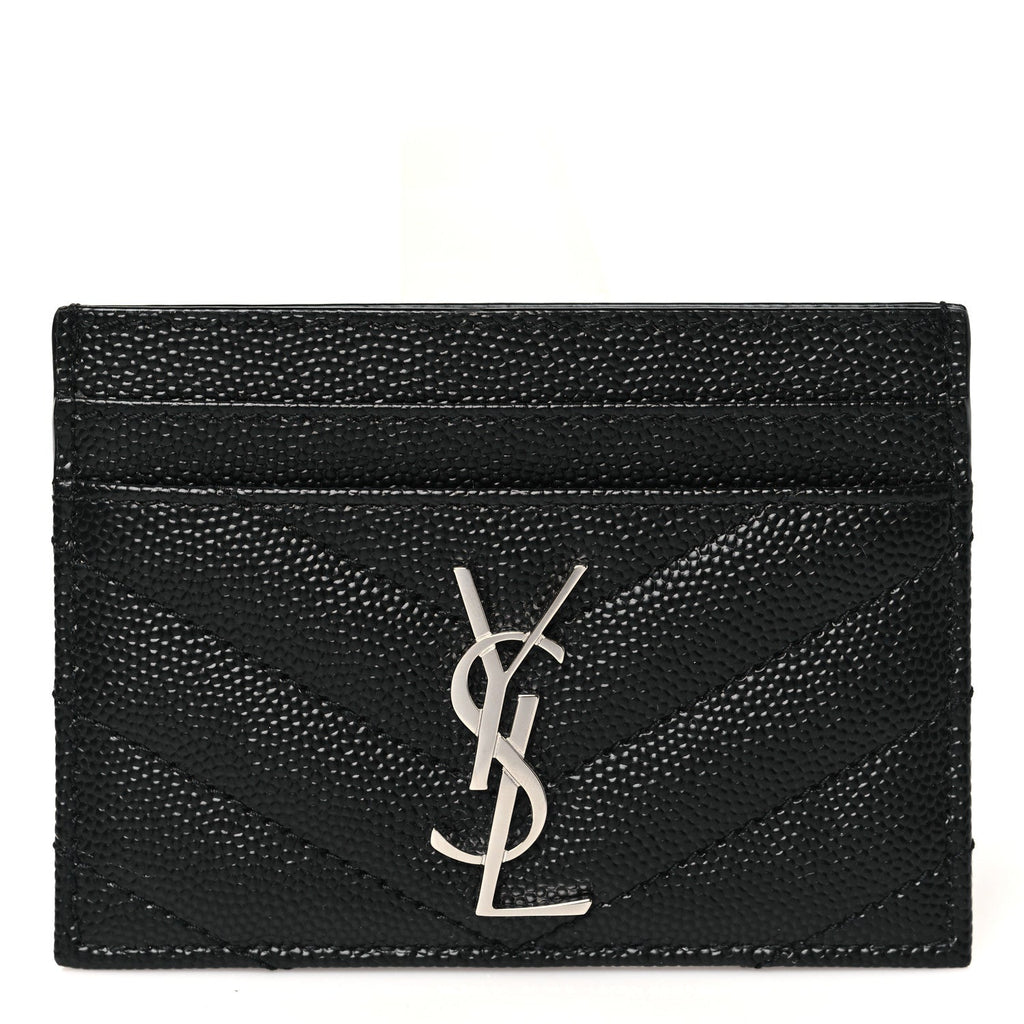 Grain De Poudre Matelasse Chevron Credit  Case Black