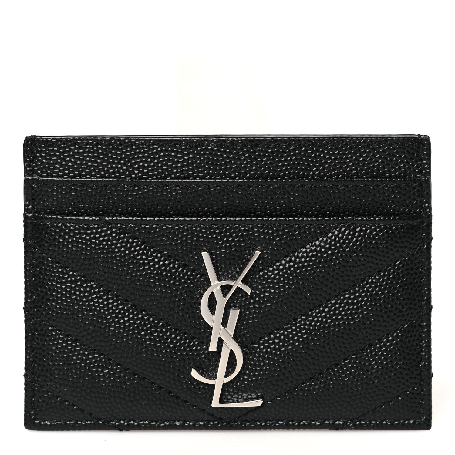 Grain De Poudre Matelasse Chevron Credit  Case Black
